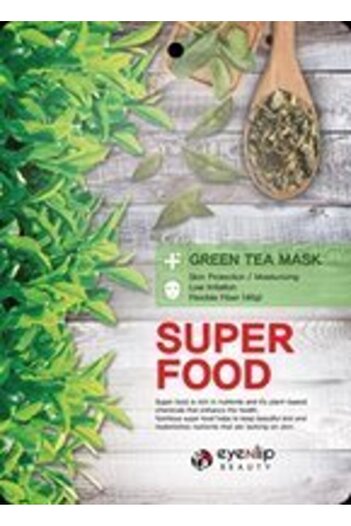 eyenlip EYENLIP Green Tea Mask Sheet 23 ml - plátěná maska ​​s ochrannými, hydratačními a zklidňujícími účinky
