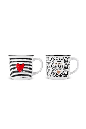 Karaca Love 2-Pack Mug 330 ml