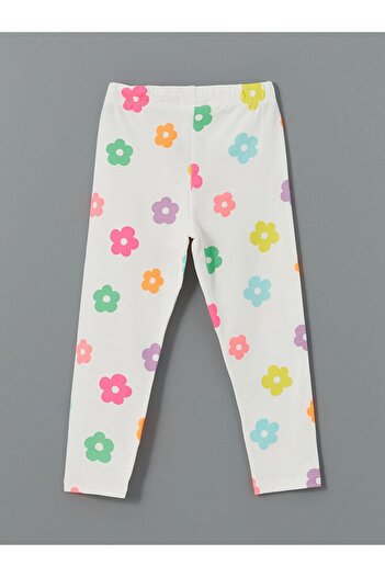LC Waikiki Lcw Kids Elastic Waist Floral Girls' Leggings