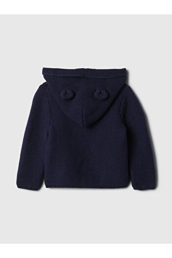 GAP Bebek Lacivert Brannan Bear Kulak Aplikeli Hırka