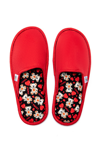Twigy Amore Red Women's House Slippers - Size 36/41