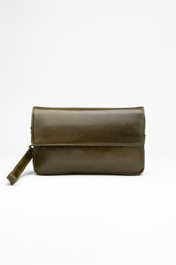 Niki Leather Luka Шкіряна сумка-портфель на блискавці