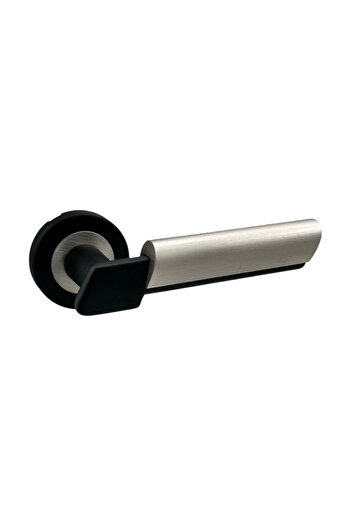 Sofuoğlu Linda Alm Round Rosette Door Handle Room Satin Paint Matte Black