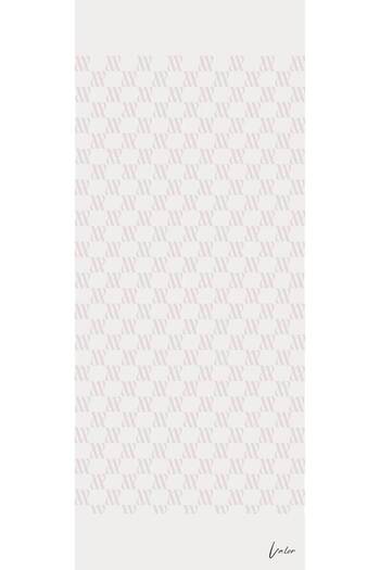 VALORSCARF Σάλι ζακάρ με μοτίβο εικόνας Elegance Collection