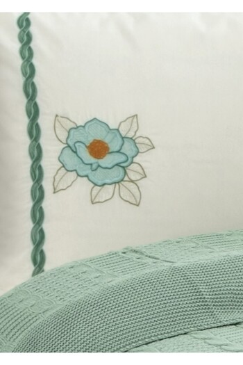 Sevim Mint Green Knitwear Blanket Set - 4 Piece Dowry - Tivoli Rosetta