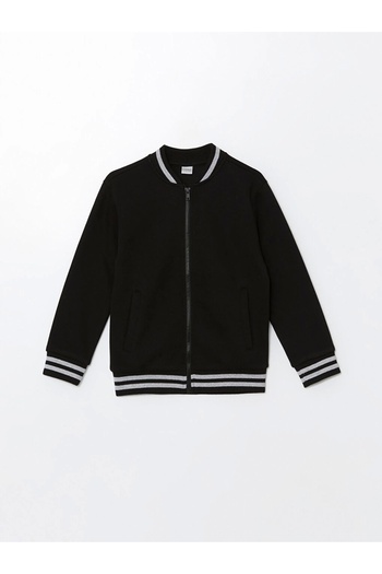 LC Waikiki LCW Kids Μαύρο Αγόρι Χοντρό Κολλεγιακό Μπουφάν