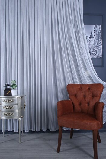 PERDECITY Iptül Pattern, Dobby Tulle Curtain, 350X260, 1/2 Sparse Pleat