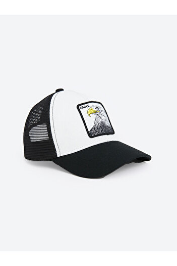 LC Waikiki Lcw Accessories Embroidered Mesh Detailed Boy's Cap Hat