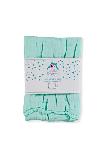 Little Dreams ebebek Blue Muslin Pillowcase