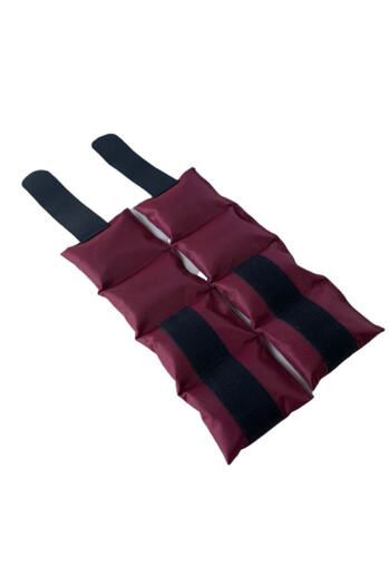 KOZMED Claret Red Hand and Foot Wrist Weight 2x1.5 Kg Sand Weight Sandbag 2x1.5kg