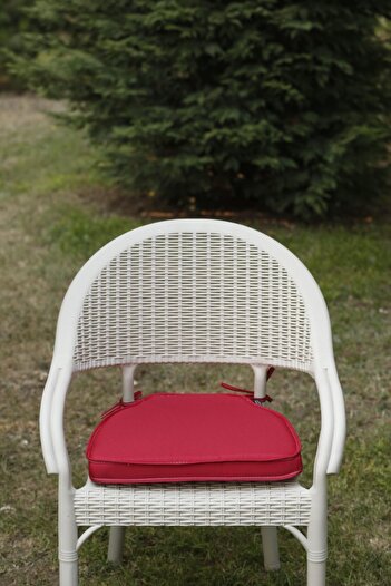 BK exclusive Allium Chair Cushion 5 Cm Red