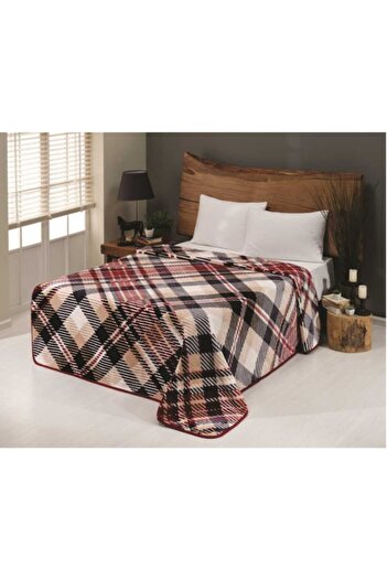 MİNK Lacasa Luxury Mink King Size 1078 Beige Blanket 200x240 &Both Blanket & Bedspread&