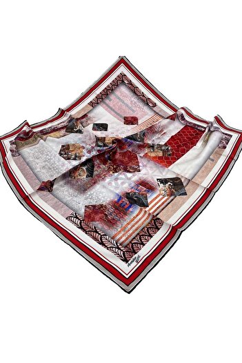 Armine Sport 2022 Season 90x90 Twill (tivil) Scarf Suitable Scarf Models Hijab Nağme 2024p-07