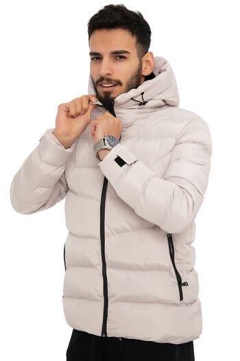 freemen Sports Men's Stone Fleece Hooded Waterproof Wind Resistant Coat