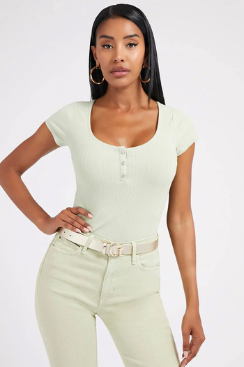 Guess Ss Snow Γυναικείο Tshirt W2YP24KBCO2