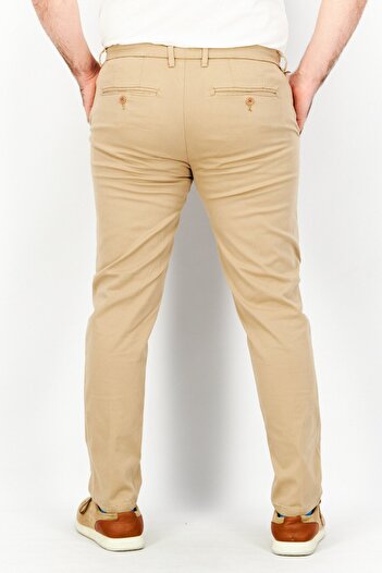 Sorbino Men Slim Fit Solid Chino Pant, Tan