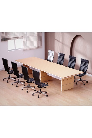 Mahmayi Zelda Conference Table | Office Conference cum Meeting Table, Oak_360cm