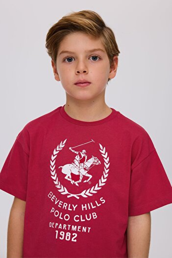 Beverly Hills Polo Club BG Store Erkek Çocuk Kırmızı Tshirt