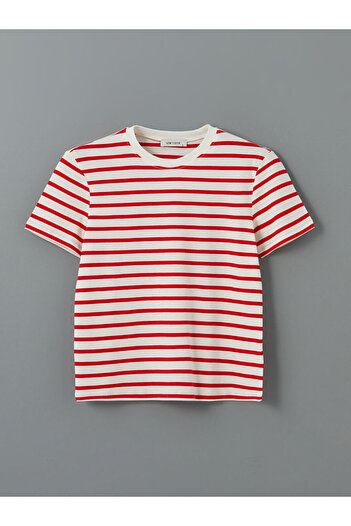 LC Waikiki Lcw Vision Crew Neck Striped Women's T-Shirt