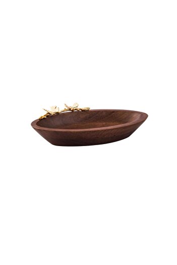 Dania Oval wooden serving plate, size 14 x 29 cm