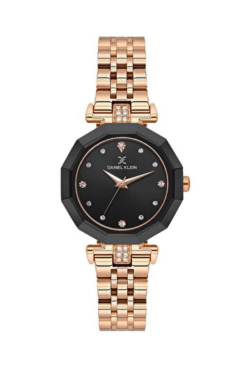 Daniel Klein Women's Wristwatch - Glass with Cut Detail