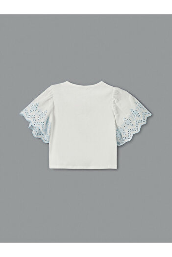 LC Waikiki Crew Neck Girl's Crop T-Shirt