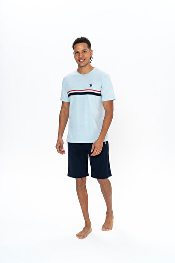 U.S. Polo Assn. U.S. Polo Assn. Чоловічий домашній одяг - Комплект з шортами SUM.E.B.O1NNI8.E.C.8.LD6.E.9.EKKM25