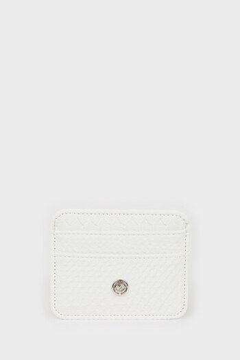 DeFacto Women's Animal Pattern Faux Leather Card Holder E2259Axns