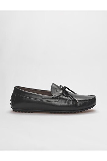 Cabani Μαύρο ανδρικό loafer από γνήσιο δέρμα