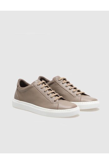 Cabani Genuine Leather Mink Lace-Up Men's Sports Shoes