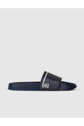 Cabani Gray Navy Blue Men's Slippers