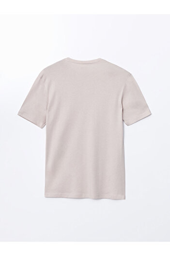LC Waikiki Ανδρικό μπλουζάκι LCWAIKIKI Classic Crew με κοντό μανίκι χτενισμένο βαμβακερό