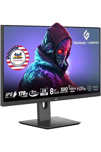 ViewSonic شاشة ألعاب VX2758A-2K-PRO - QHD، 170 هرتز، 1 مللي ثانية