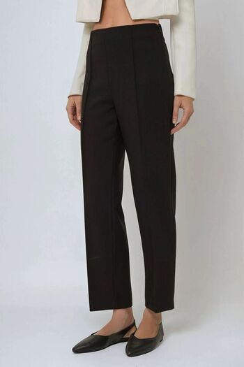Hiccup Premium High Waist Straight Cut Pants