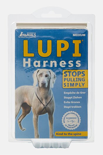 Company Of Animals Lupi Harness Stops Pulling Simply, Black