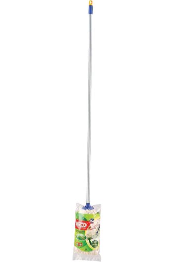 Neco WATER MOP W/FIXED STEEL HANDLE & W/COTTON REFILL