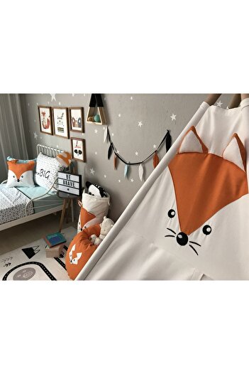 PAMUKA Oyun Çadırı Plus Tilki & Oyun Halısı