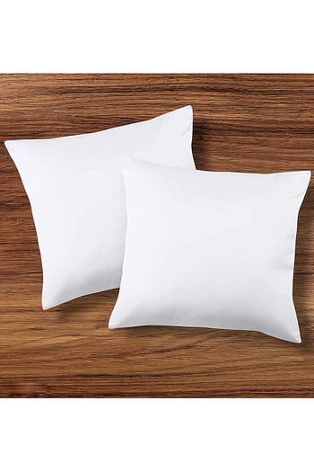 BİRHOME 2-Piece Throw Pillow Ultra-Soft with Bead Filling 45X45 cm Square High Quality