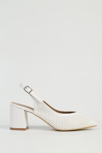 Pierre Cardin White Women's Heeled Shoes Pc-54727