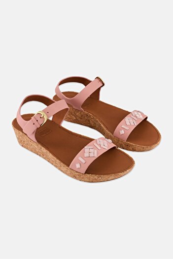 Fitflop Women Bon II Adjustable Buckle Sandals, Dusky Pink