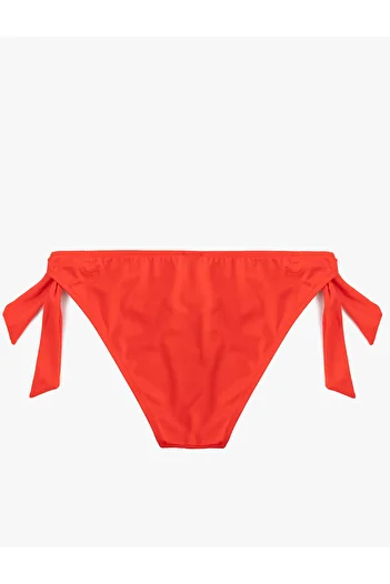 Koton Drawstring Bikini Bottom with Sides