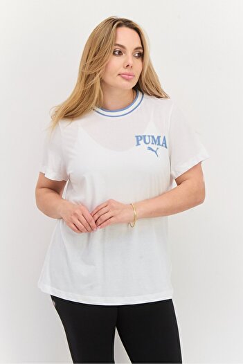 Puma Women Sportswear Fit Short Sleeve Training Top, White