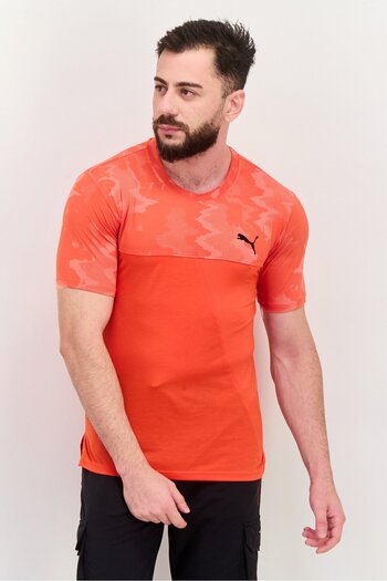 Puma Men Sportswear Fit Short Sleeve Training T-Shirt, Red