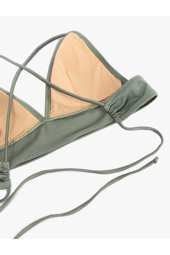 Koton Μπλουζάκι μπικίνι Bralette με δεμένο λουράκι στην πλάτη