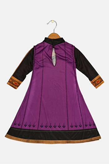 Disney Frozen Frozen 2 Anna Classic Travel Costume 2-3 Years, Purple Combo