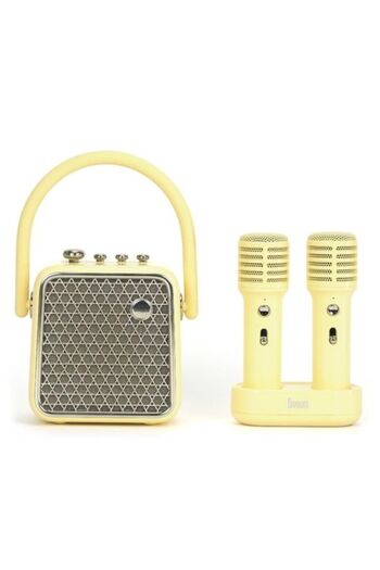 DIVOOM SongBird SE - Portable Dual Microphone Speaker - YELLOW