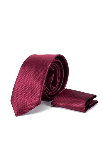 Tudors Classic Dobby Claret Red Tie