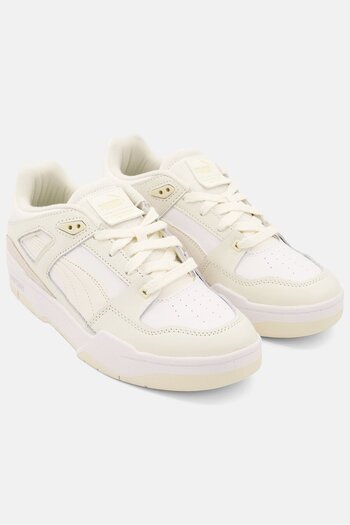 Puma Women Slipstream Selflove Lace Up Sport Shoe, Warm White