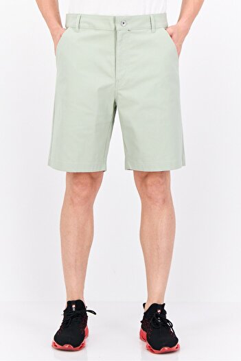 Champion Men Custom Fit Solid Outdoor Shorts, Sage Green