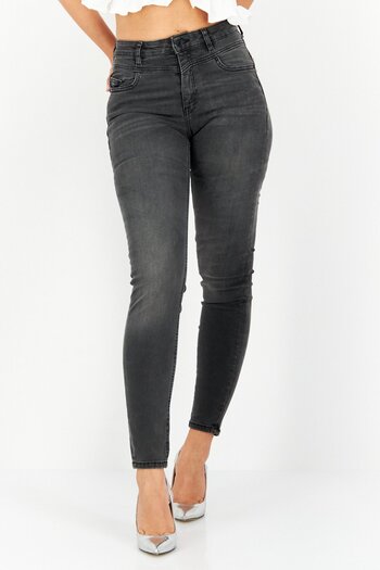Esprit Women Skinny Fit Washed Denim Jean, Black